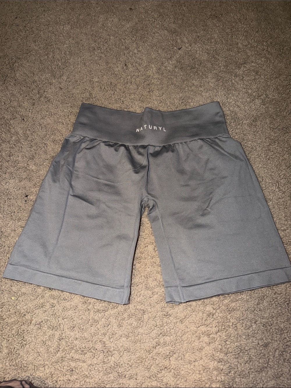 NATURYL High-Waist Gray Women’s Bike Shorts